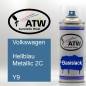 Preview: Volkswagen, Hellblau Metallic 2C, Y9: 400ml Sprühdose, von ATW Autoteile West.